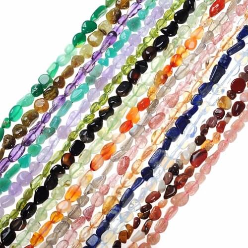 33colors Natural Stone Beads Gravel high quality Chips beads Chips Beads For DIY Necklace Bracelet Jewelry Making Accessories