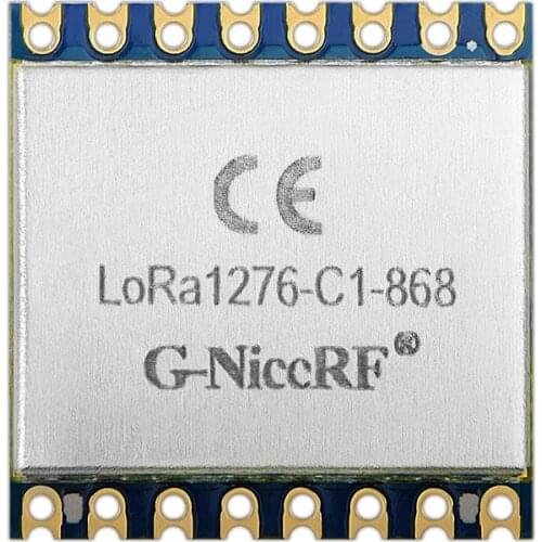 G-NiceRF 10PCS 868mhz LoRa1276-C1 SX1276 LoRa Module 20dBm 100mW 3-5KM Small size CE