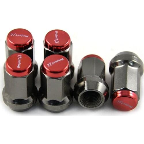 Project MU Racing Composite SPEC Steel Racing Wheel Nuts M12x1.5/1.25 33mm Car Wheel Rims Lug Bolts 20pcs/set