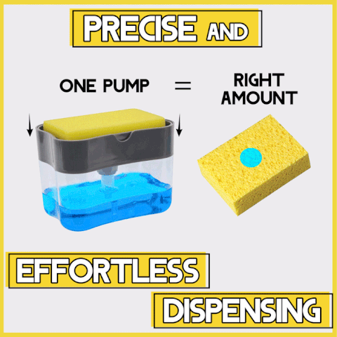 Soap Pump 1PC Household Gadgets Tools Press Type Kitchen Supplies Sponge Soap Dispenser Soap Organizer