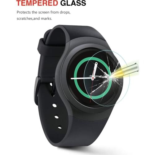 New Ultra thin Clear Protective Film For Samsung Gear S2 /S2 Classic Smart Watch Tempered Glass Display Screen Protector Cover