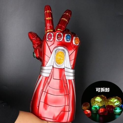 Avengers 4 Glove Model Cosplay Cartoon Anime Character Gloves Children Imitation Makeup Props Fashion Boy Gift