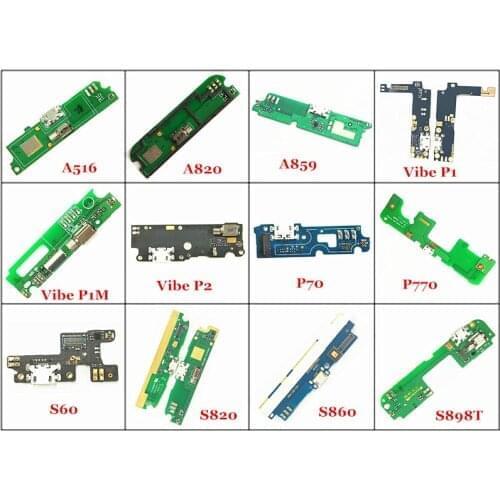 Micro Dock Connector Board USB Charging Port Flex Cable For Lenovo A516 A820 A859 P70 P770 S60 S820 S860 S898T Vibe P1 P1M P2