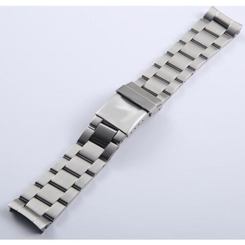 Men Watch Band Strap Stainless Stell Deployment Clasp Wrist Women Band 22mm for Breitling superocean Bracelet Steel Band