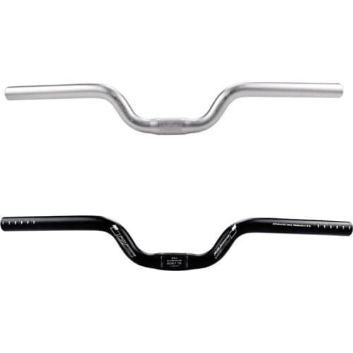 Bicycle Swallow Handlebar Aluminum Alloy 25.4 *520 mm Black Silver Road Bike Steering Wheel Parts Mtb Cycling Handle Bar