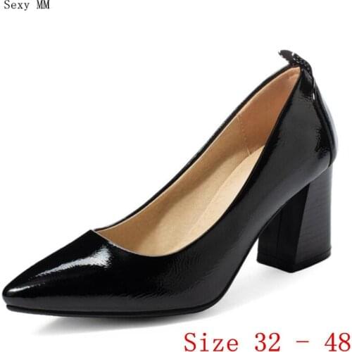 High Heels Women Pumps High Heel Shoes Stiletto Woman Party Wedding Shoes Kitten Heels Small Plus Size 32 - 48