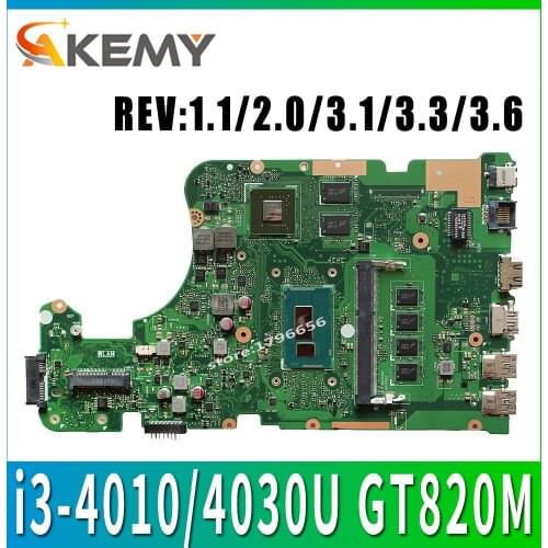 X555LD Motherboard i3 CPU For ASUS X555L X555LP A555L K555L laptop Motherboard X555L X555LJ X555LB X555LI X555LN Mainboard