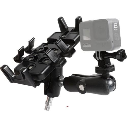 1" Ball Base M10 Motorcycle Mobile Phone Holder Mount for Kawasaki ninja400 Suzuki GSX250R for GoPro Action Cameras Accessories