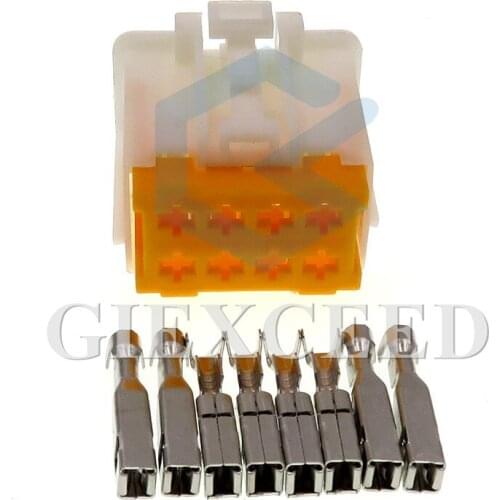 2 Sets 8 Pin Auto Socket Electrical Electric Engine Plug Plastic Connector For Motor