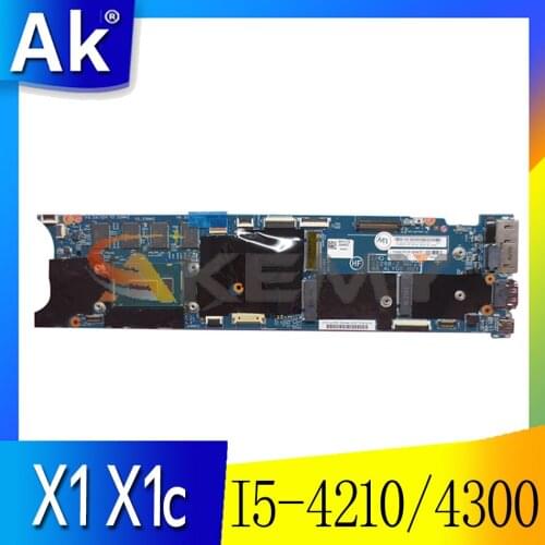 Akemy For Lenovo ThinkPad X1 X1c Carbon Laptop PC Motherboard I5 4210 I5 4300 LMQ-1 MB 12298-2 I5 8G Quality Assurance Test OK