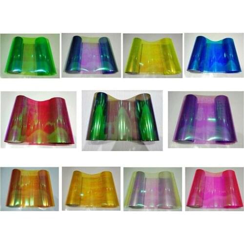 30*100cm Car colorful headlight film Car Fog Light Headlight Taillight Tint Film Sheet Sticker Waterproof Car Body Film Cover