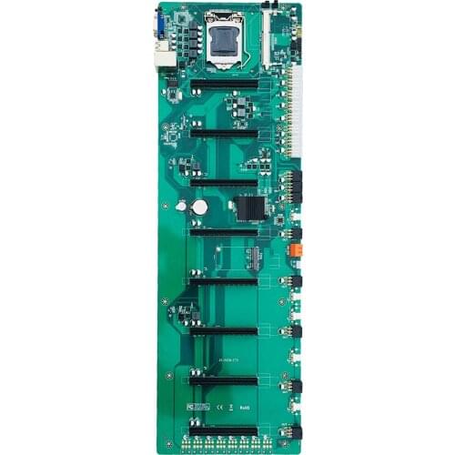 B85 In-line Btc Multi-graphics 8 Card Motherboard Mine Board 1150 Eth Large Space Motherboard Mine Board For Desktop Computer