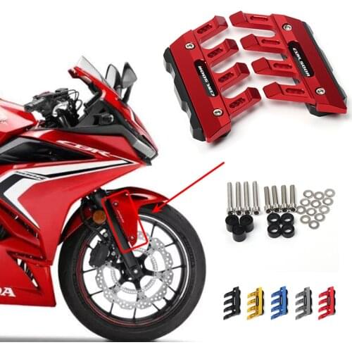 For HONDA CBR500R CBR 500R Motorcycle Mudguard Front Fork Protector Guard Block Front Fender Anti-fall Slider Accessories