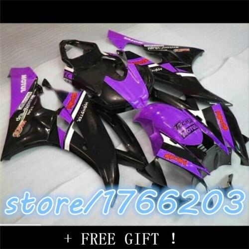 Hot sale body kit for R6 fairing kit 2006 2007 purple black 2006 2007 YZF R6 fairings