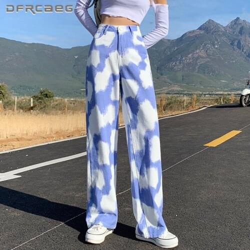 DFRCAEG Women's Loose Jeans