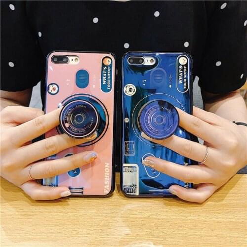 For Iphone12Mini 12 12Pro 12 11 11 Pro Xr Xsmax 7P 8P 6 6S X Xs Se 2020 Hp Wristband Camera Stand Strap Wholesale Phone Case