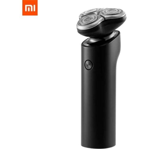 Xiaomi Mijia Electric Shaver S500 IPX7 Waterproof Men Razor Beard Trimmer 3 Head Dry Wet Dual Blade Comfy Clean With LED Display