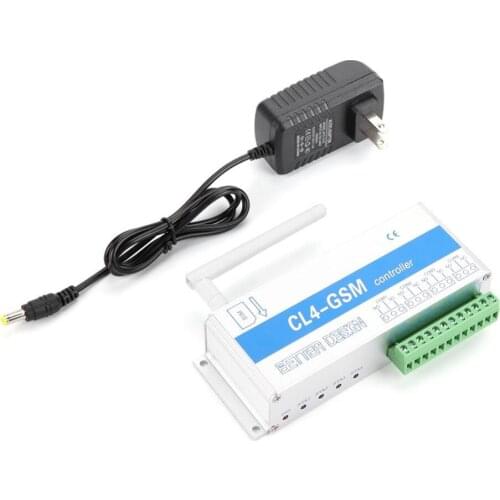 GL4- GSM 100~240V Wireless Remote Controller GSM SMS Smart Call Control Home Security System Switch Controller US Plug