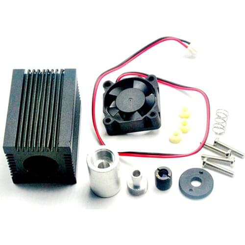 Laser Module Housing 33x33x50mm for 5.6mm TO-18 LD with 635nm-650nm Red Laser Glass Lens & Aluminium Part