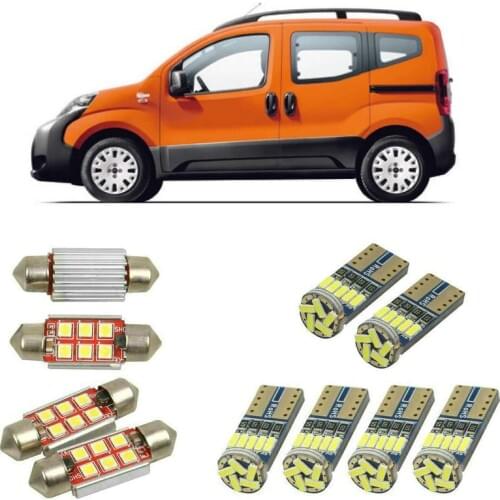 Interior led Car lights For citroen nemo box aa estate dome bulbs for cars License Plate Light 8pc