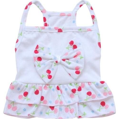 Summer Pet Dog Clothes Skirt for Small Dog Dresses Pet Cat Clothing for Dogs Dresses Skirts Chihuahua Costume Pet Vest Shirt