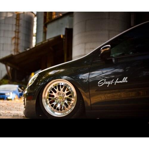 Locotive Car Styling Vinyl Applique Auto Window Tail Decorate Stickers for Japanese Stay Humble Safe Driving Safety Firt