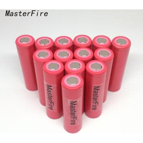 MasterFire 10pcs/lot Original Battery For Sanyo UR18650w2 3.7V Rechargeable Lithium-Ion 1500mAh 18650 Flashlight Batteries Cell