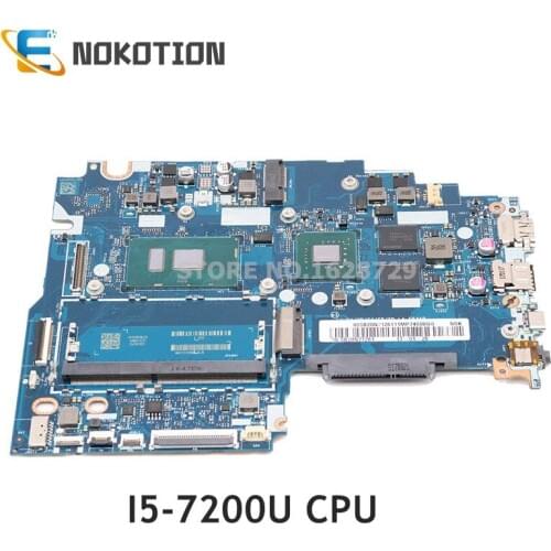 NOKOTION CIUYA/YB/SA/SB/SD LA-E541P For Lenovo Ideapad 320S-14IKB Motherboard FRU:5B20N78322 SR342 I5-7200U CPU DDR4 2GB