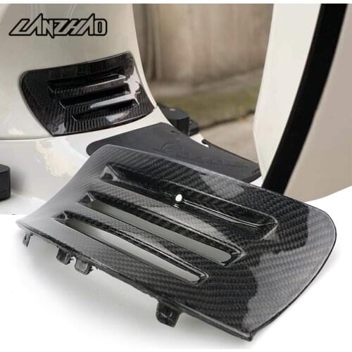 Motorcycle Cylinder Radiator Cover Guard Protector Carbon Fiber Scooter Accessories for Vespa Sprint Primavera 125 150 2013-2020