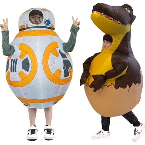 Childrens Day Performance Costumes Inflatable Costume for Kids Boys Gilrs Spaceman Dragon Egg Cosplay Clothes Party Gift
