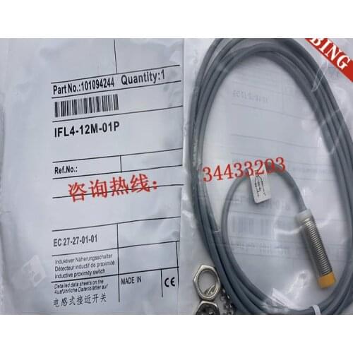 2pcs New High Quality proximity switch IFL 4-12M-10P IFL 4-12M-01P
