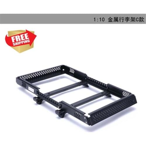 Radio control RC Car DJ metal luggage rack frame with plastic rail for 1/10 TRX4 bronco TRX6 scx10 option upgrade parts