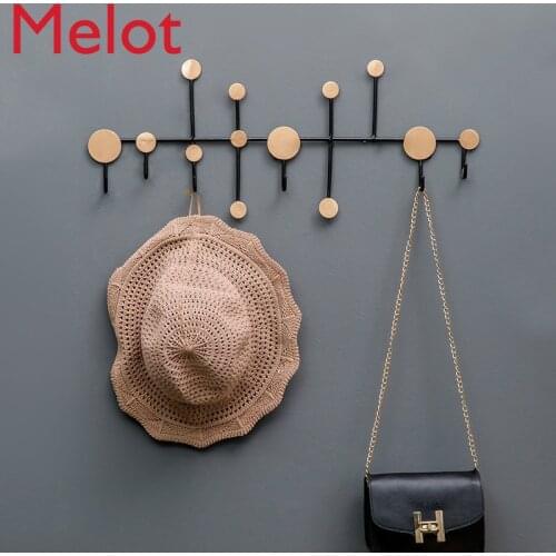 Luxury Gold Iron Hook Fitting Room Clothes Rack Wall-Mounted Clothes Hook behind the Door Creative Clothes Hook