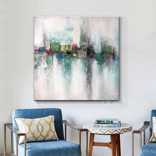 Handmade Hand Painted Texture Original Artwork for Living Room Home Decoration Abstract Wall Art Oil Painting Canvas Room Decor