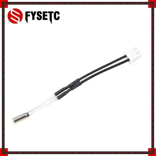 Thermistor, (built-in NTC100K thermistor size φ3X5mm terminal XH2.54 2PIN male head with terminal cable length 70mm)