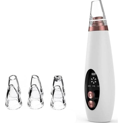 Blackhead Remover Face Pore Vacuum Skin Care Acne Pore Cleaner Pimple Removal Vacuum Suction Tools USB Rechargeable