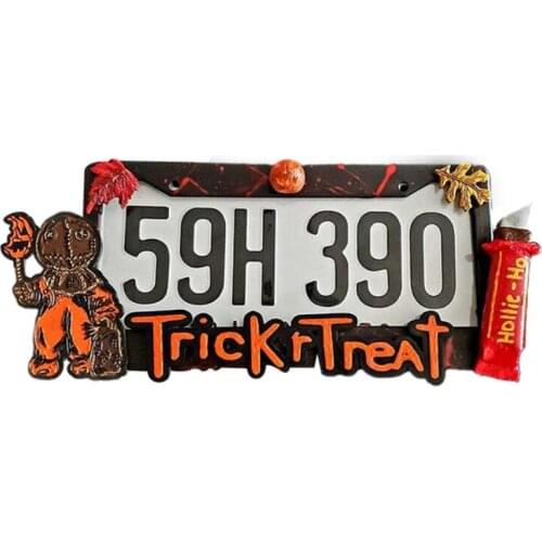 License Plate Frame Exterior Accessories License Plate Halloween License Plate Frame Halloween Personalized Michael Myers