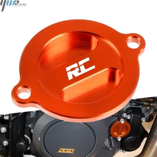 Motorcycle Parts Engine Oil Filter Cover Cap Engine Tank Covers Oil Cap For RC8 RC 125 200 250 390 690 2019 2018 2017 2016