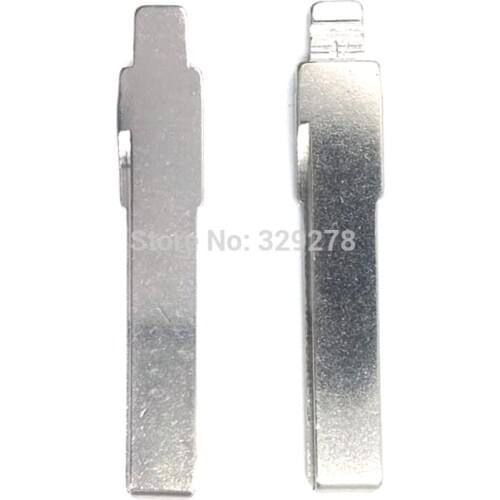 10pcs/lot NO.42 Metal Blank Uncut Flip KD Remote Key Blade Type #42 for Zhonghua