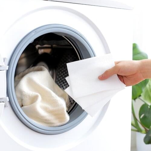 24Pcs Washing Machine Use Mixed Dyeing Proof Color Absorption Sheet Anti Dyed Cloth Washing Powder Accessorie Machine A Laver