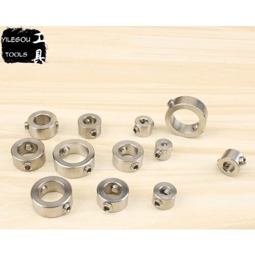 6 8 12 Pieces Drill Bit Depth Stop Collar 3-16mm Spacing Ring For Woodworking Or Metalworking Drill Bit (Double Location Hole)