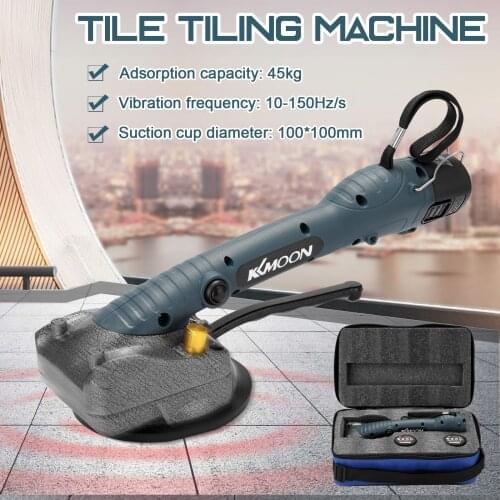 10-150Hz Auto Tile Tiling Machine Wall Floor Tiles Laying Vibrating Tool with 100*100mm Suction Cup frequency adjustable