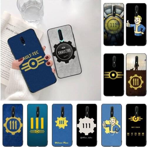 CUTEWANAN game fallout vault tec 111 DIY Luxury Phone Case For Oppo A5 A9 2020 Reno2 z Renoace 3pro Realme5Pro