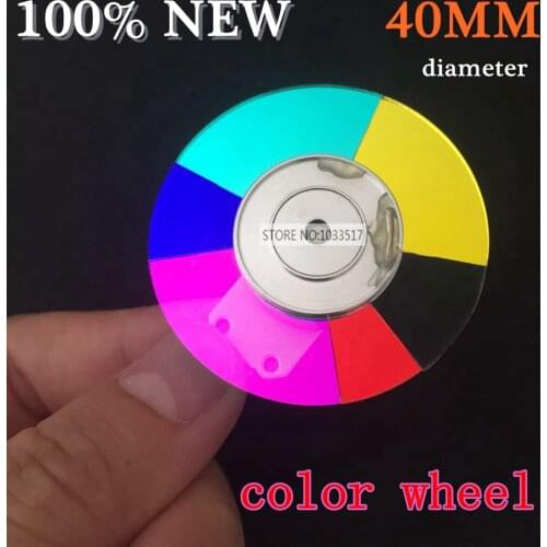 40MM diameter projector color wheel for Acer P1206 P7205 6color