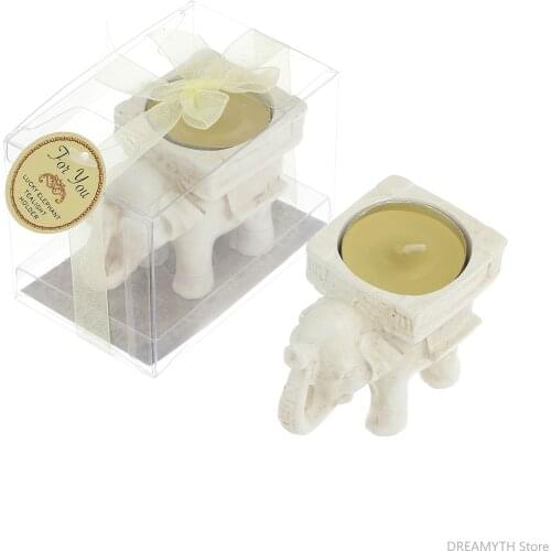 European and American gifts, wedding supplies, wedding gifts, retro elephant candle holder, personalized candle holder 10PCS