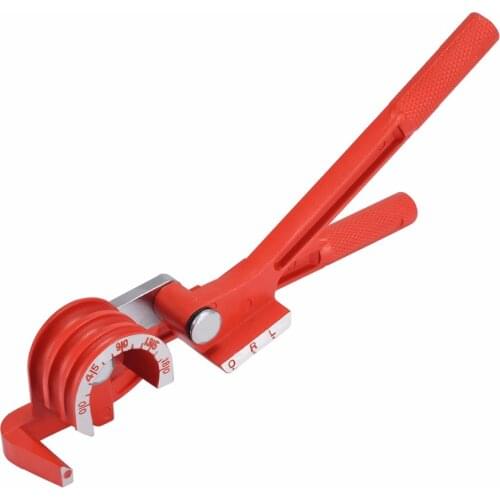 CT-369 180 Degree Pipe Bending Tool Heavy Duty Tube Bender Aluminum Alloy Tubing Bender Brake Fuel Line Curving Pliers