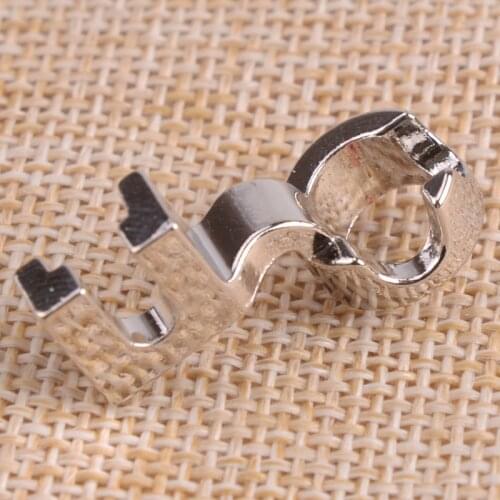 LETAOSK Low Shank Ruler Presser Foot Frame Quilting Embroidery Metal Silver Fit For Husqvarna Viking Brother Kenmore Singer