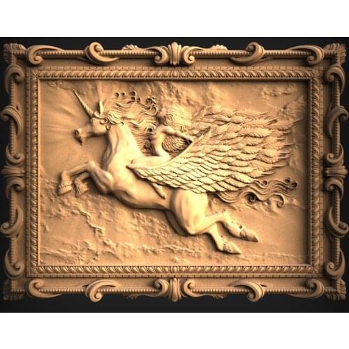 STL Model 3D Model for CNC Router 3D Printer Artcam Aspire Bas Relief STL File Format 3D Carving Home Wall Decoration