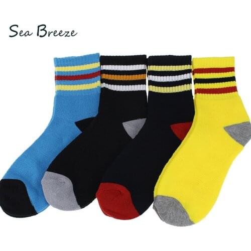 Sea Breeze Brand Fashion casual students school women men sock colorful high quality cotton soft comfortable thick towel socks
