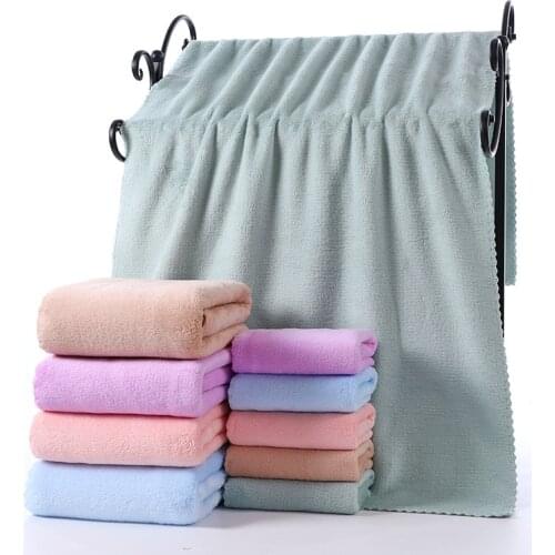 2PCS Towel+bath Towel Super Absorbent Large Bath Towel Set Super Soft Bathroom Towel Soft And Plush 70x140cm 35x75cm Beach Towel